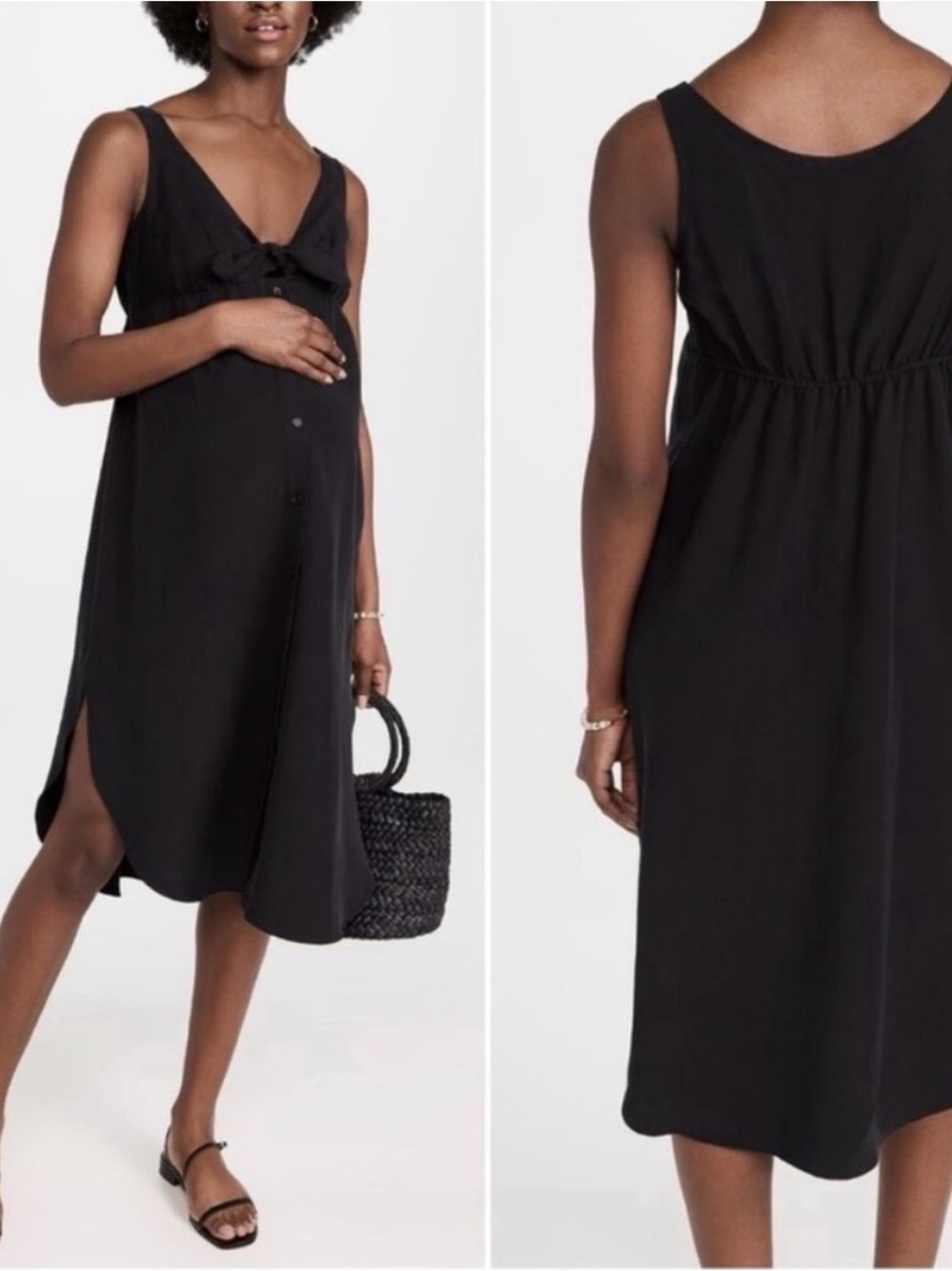 Hatch Nadia Keyhole Maternity Dress